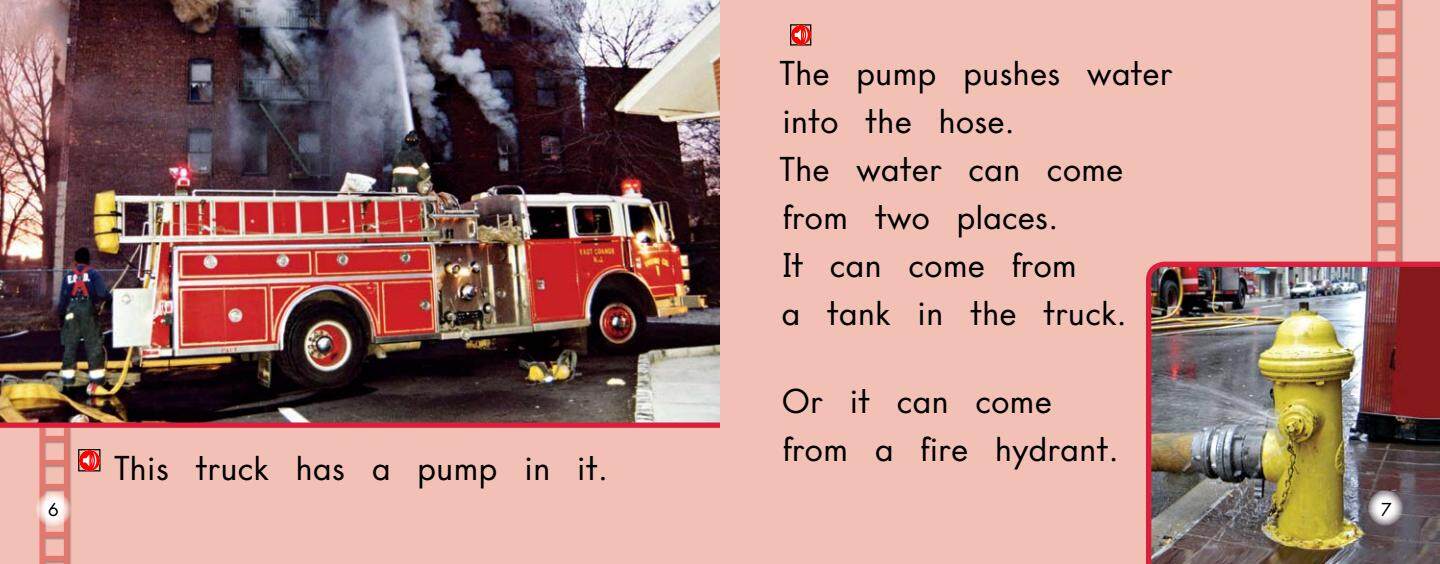 Fighting Fires绘本故事第5页