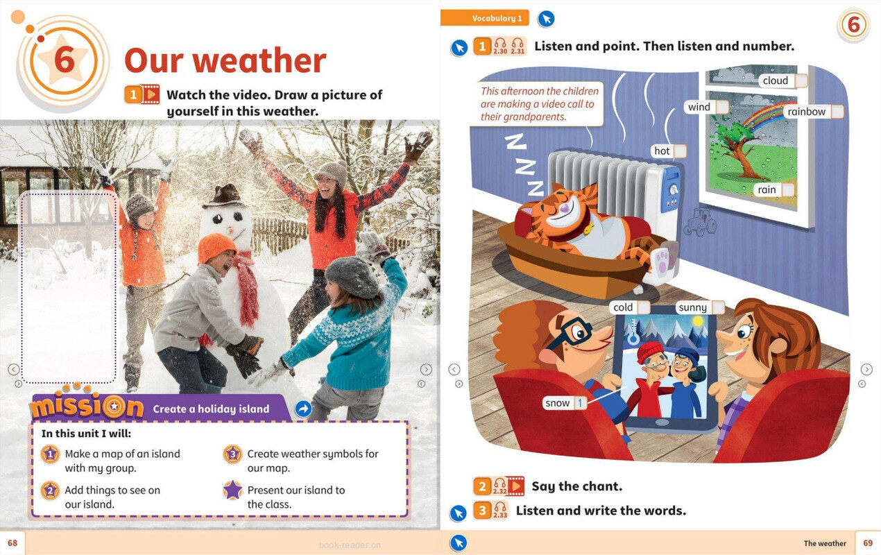 06 Our weather绘本故事第2页