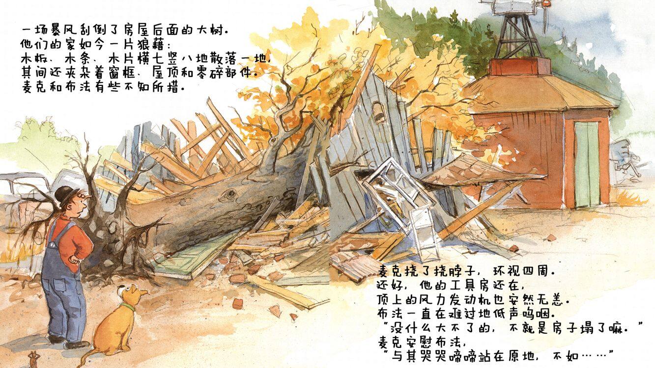 麦克建房子的故事绘本故事第5页