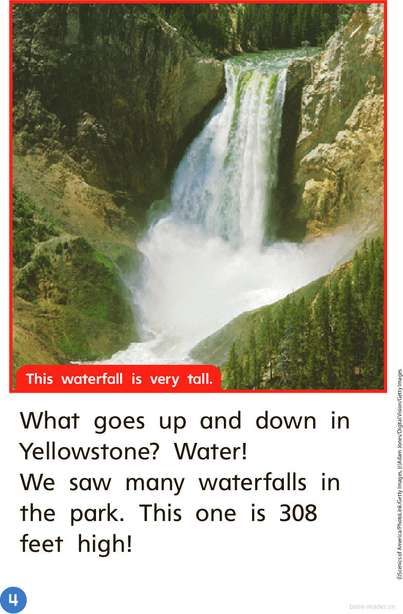 GK Beyond U08W2 My Trip Yellowstone绘本故事第5页