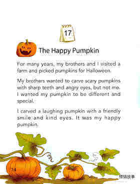 The Happy Pumpkin绘本故事第2页