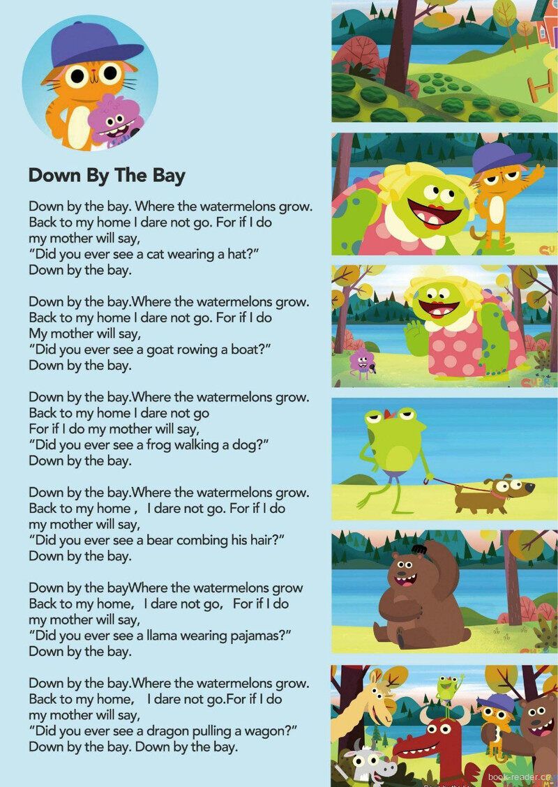 Down By The Bay绘本故事第2页