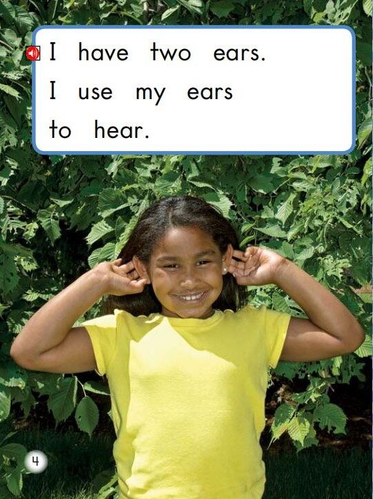 My five senses绘本故事第5页