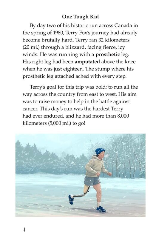 The Terry Fox Story绘本故事第3页