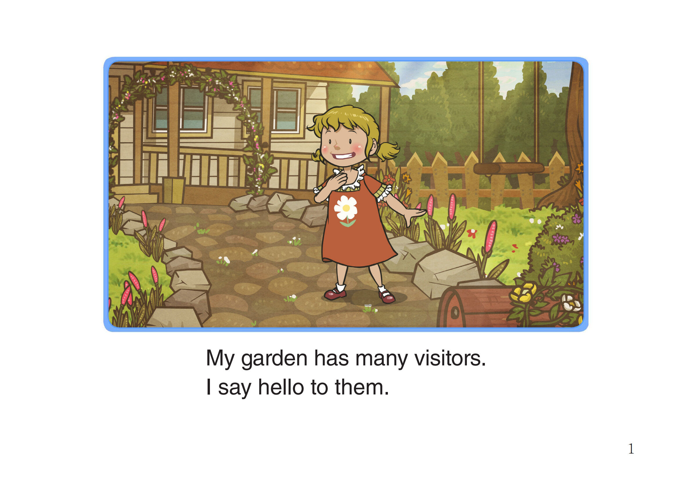 Visitors in My Garden绘本故事第2页