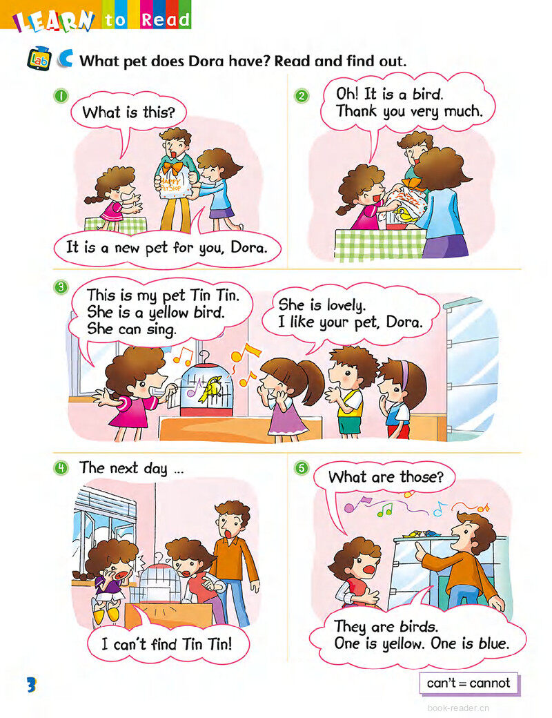 1 Choosing a pet绘本故事第5页