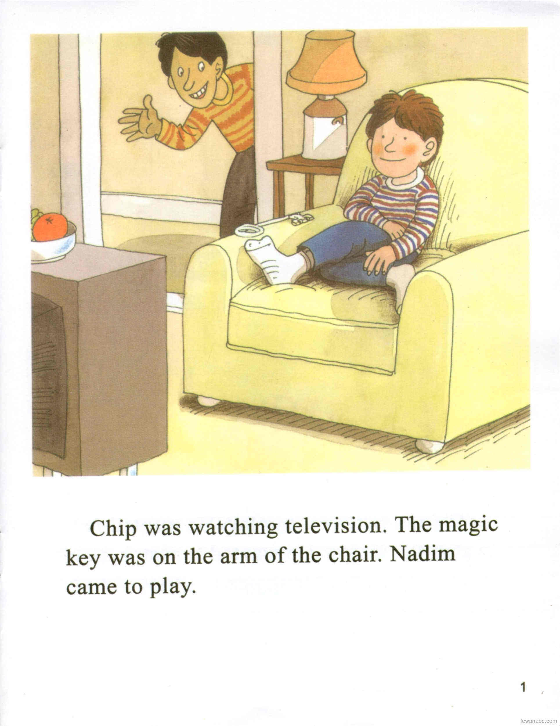 The Shiny Key绘本故事第3页