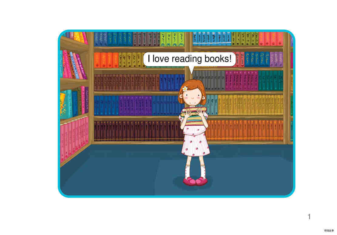 Going to the Library绘本故事第2页