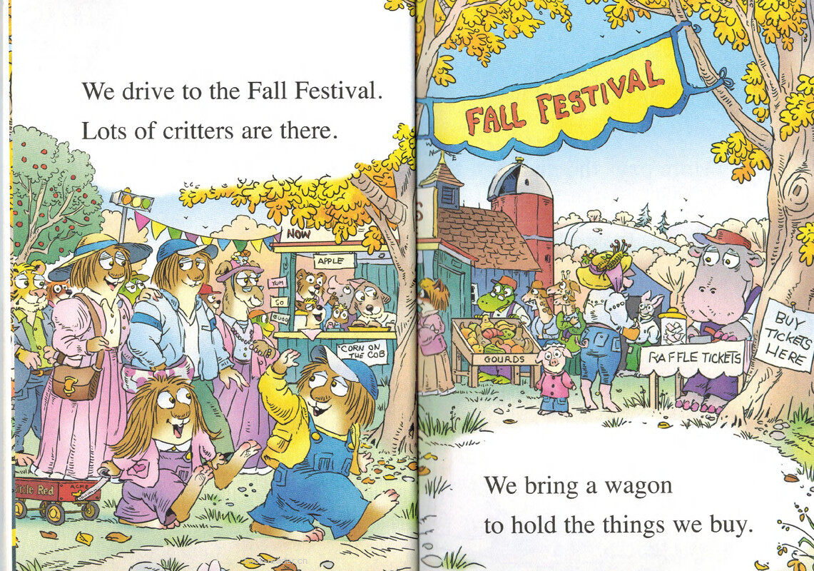 The Fall Festival绘本故事第4页