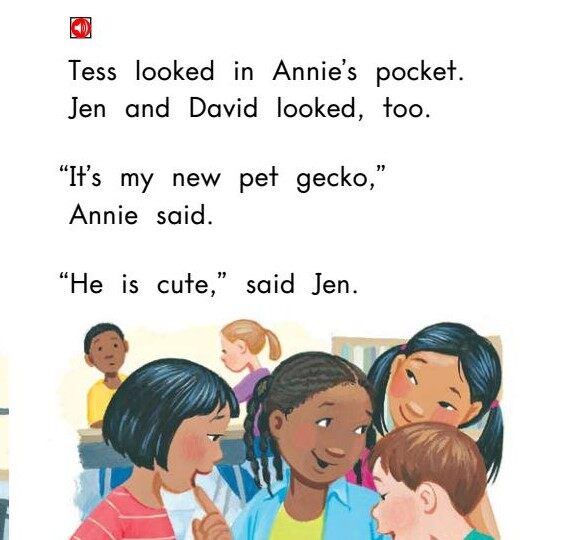 The gecko that came to school绘本故事第4页