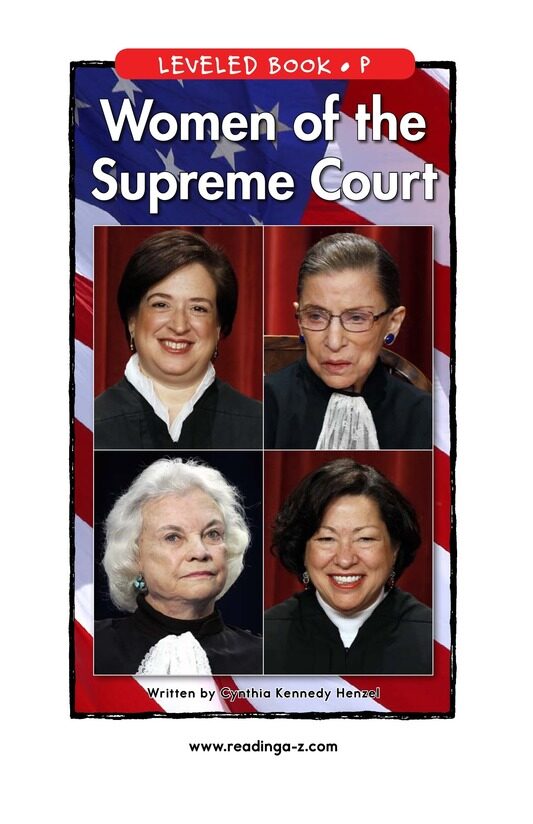 Women of the Supreme Court绘本故事第2页