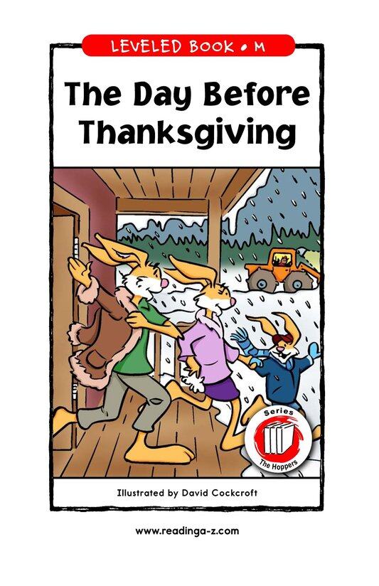 The Day Before Thanksgiving绘本故事第2页