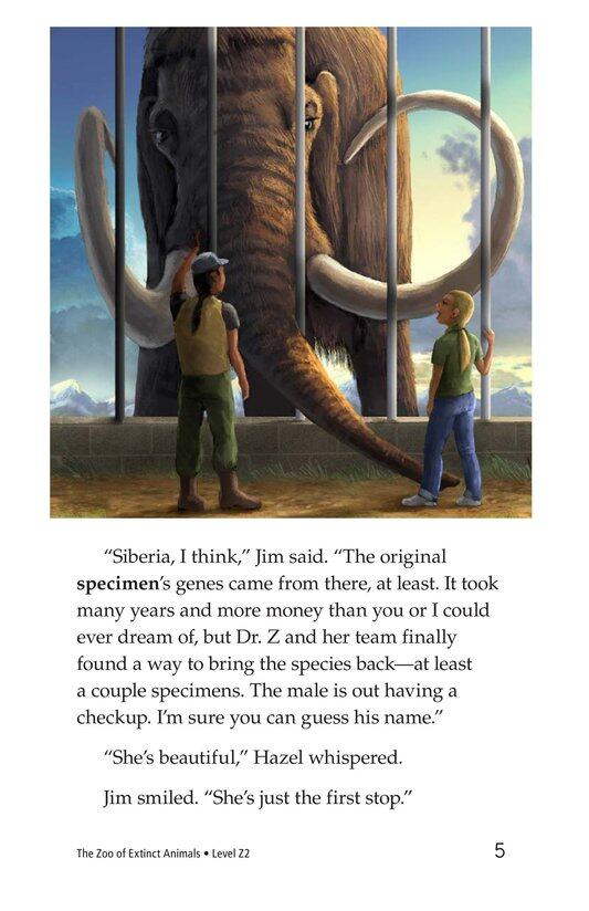 The Zoo of Extinct Animals绘本故事第5页