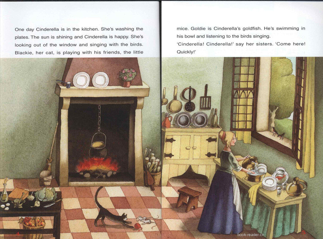 Cinderella绘本故事第4页