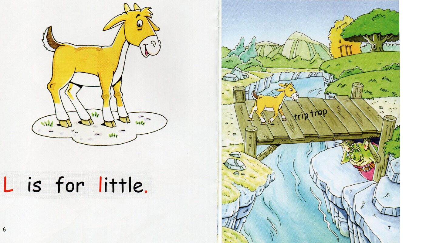 three billy goats gruff绘本故事第5页