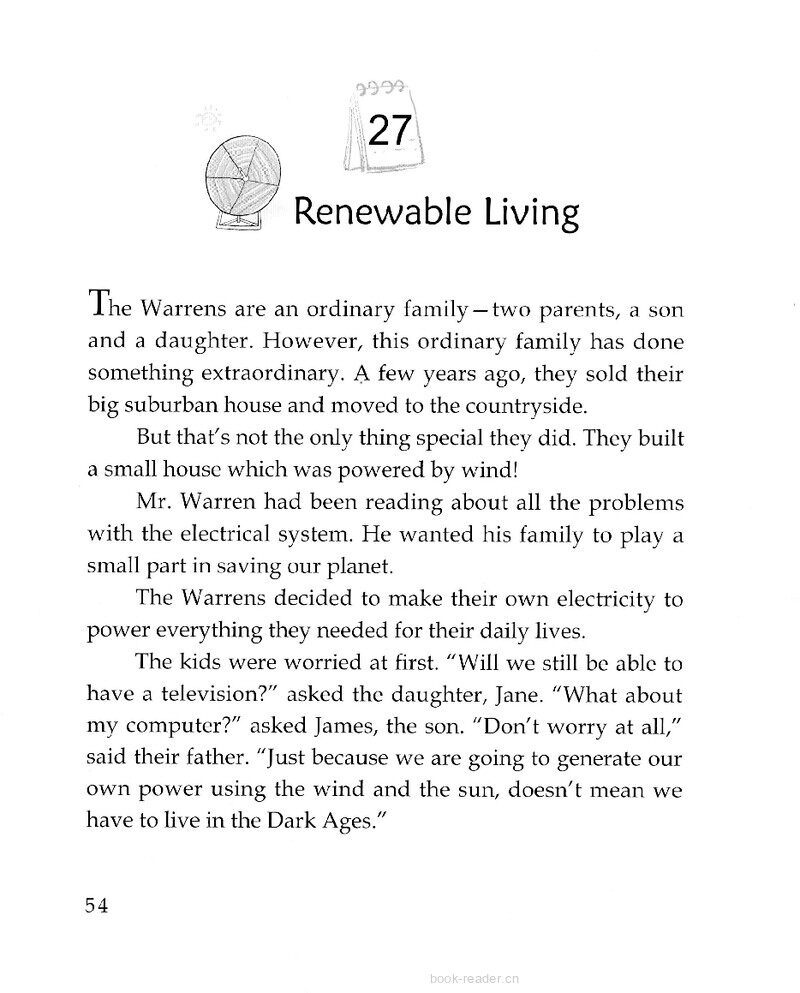 Renewable Living绘本故事第2页