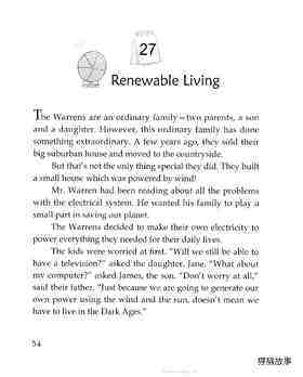 Renewable Living绘本故事第2页