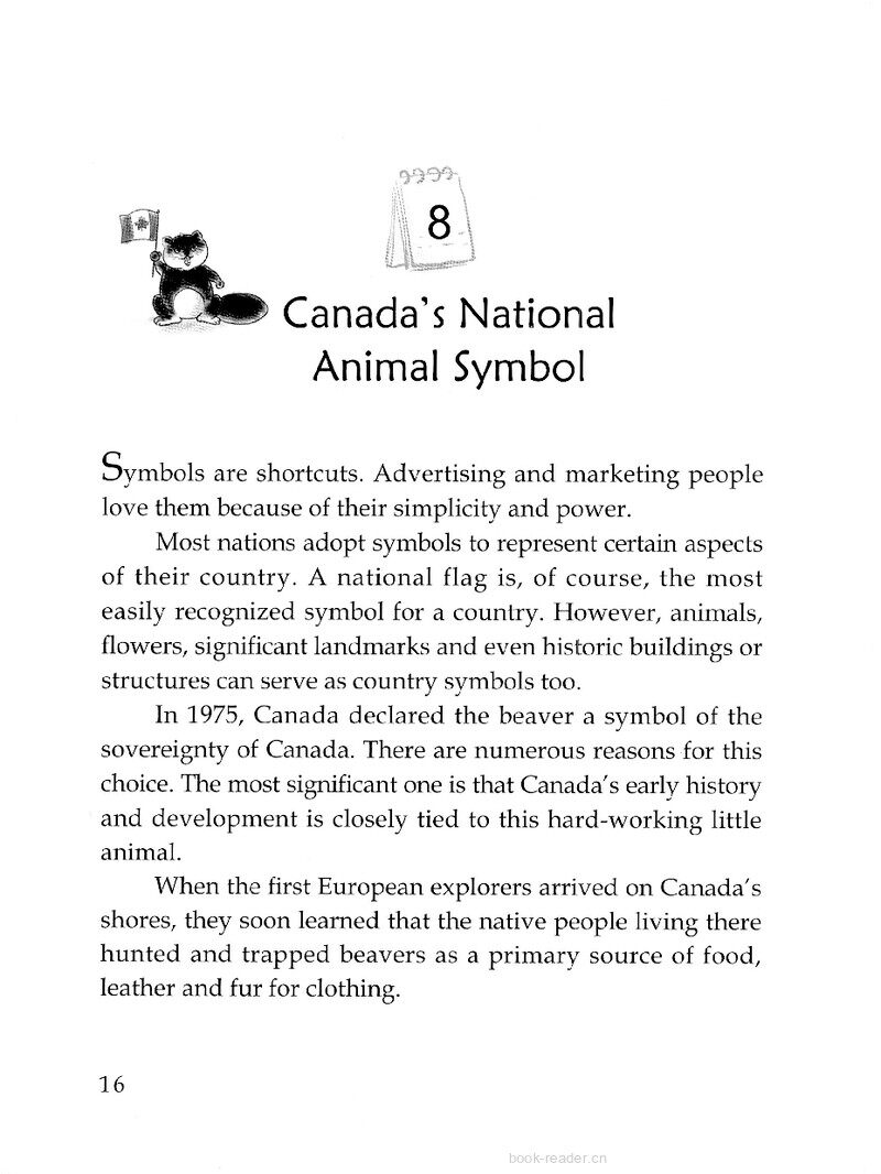 Canada's National Animal Symbol绘本故事第2页
