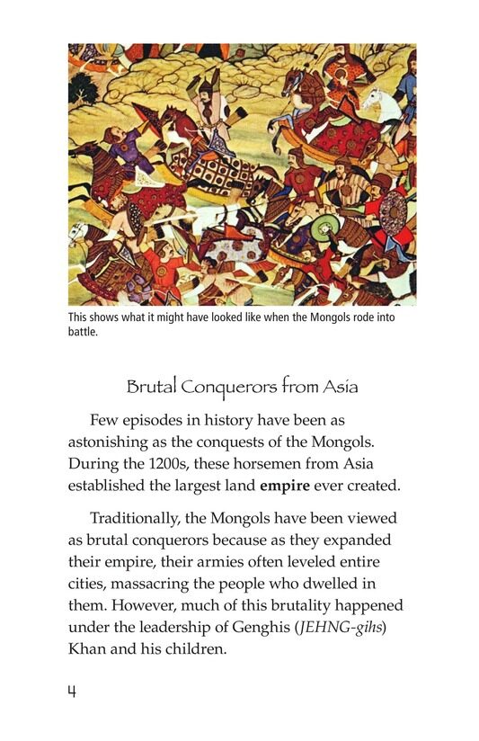The Mongol Empire绘本故事第3页