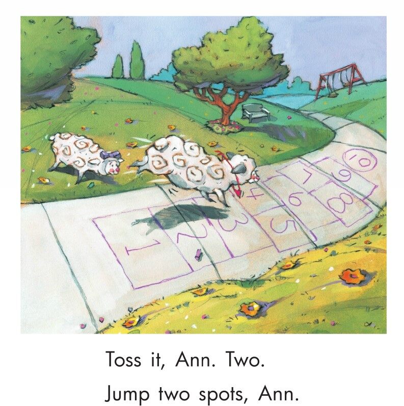 Let's Play Hopscotch绘本故事第3页