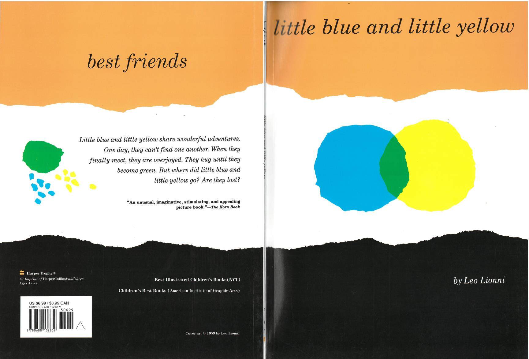 Little Blue and Little Yellow绘本故事第2页