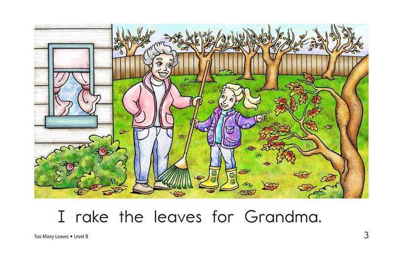 Too Many Leaves绘本故事第3页