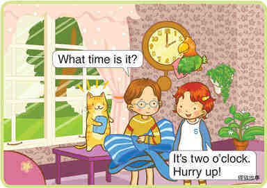 What Time Is It?绘本故事第2页