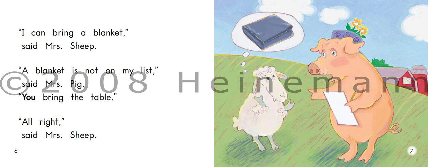 The bossy pig绘本故事第5页