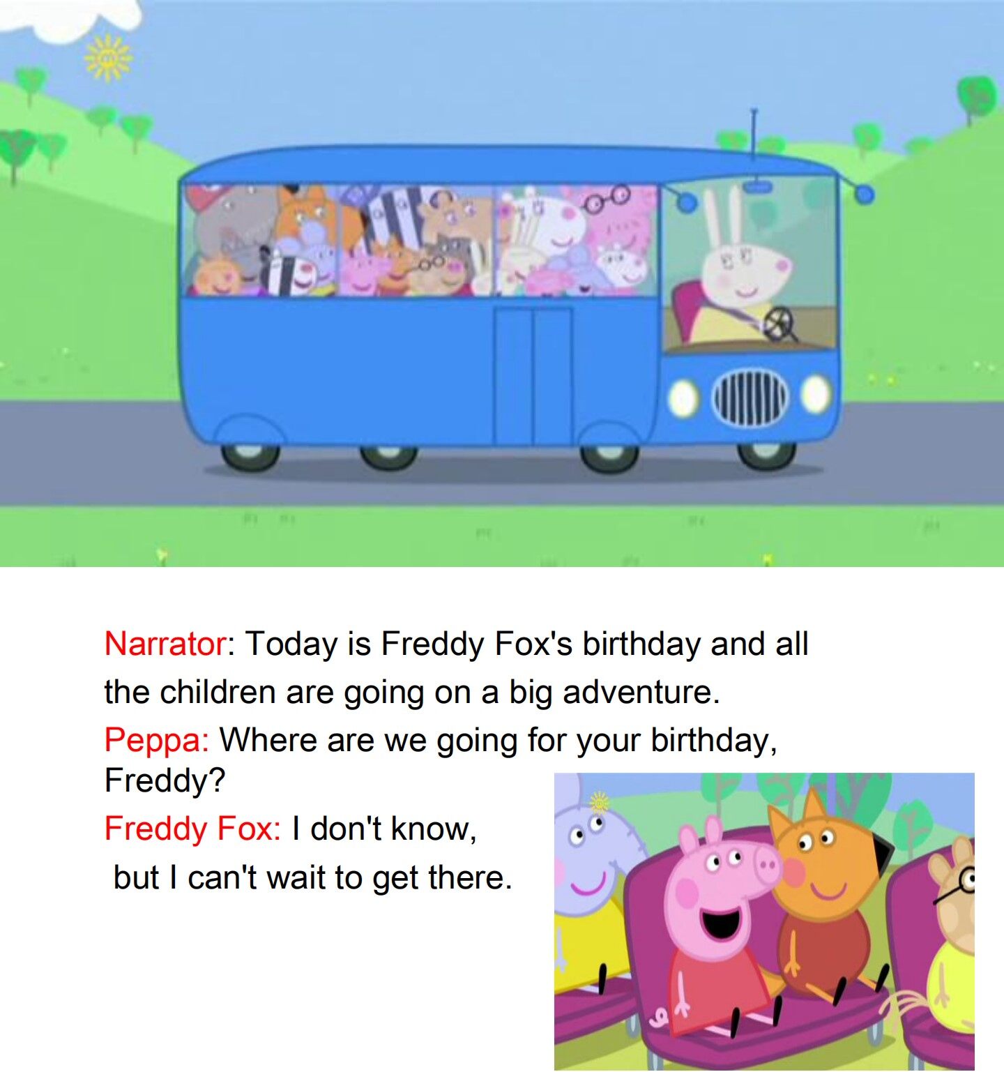 Grampy Rabbit's Dinosaur Park绘本故事第3页