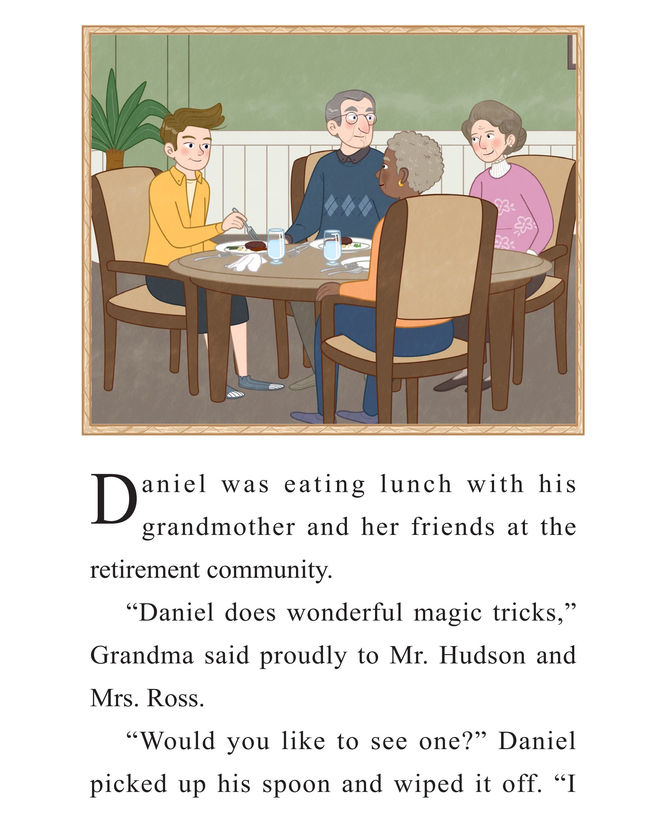 A Magician’s Secrets绘本故事第2页