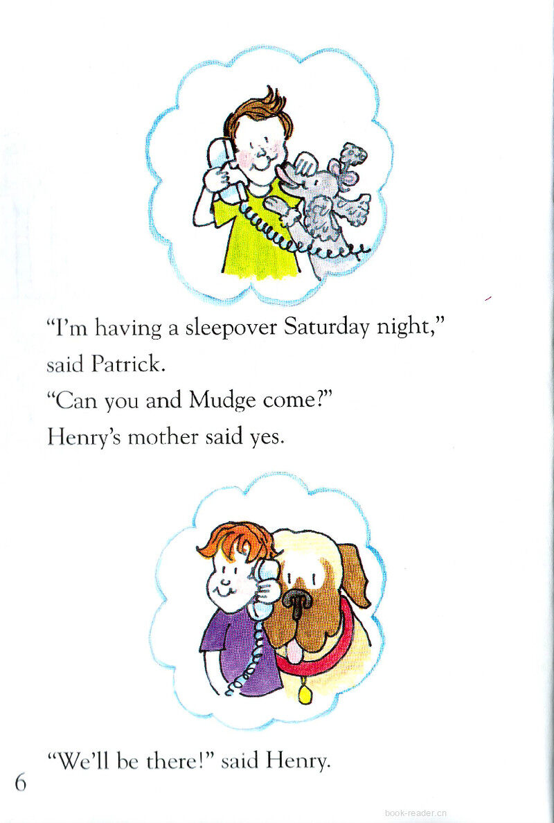 Henry and Mudge and the Big Sleepover绘本故事第4页
