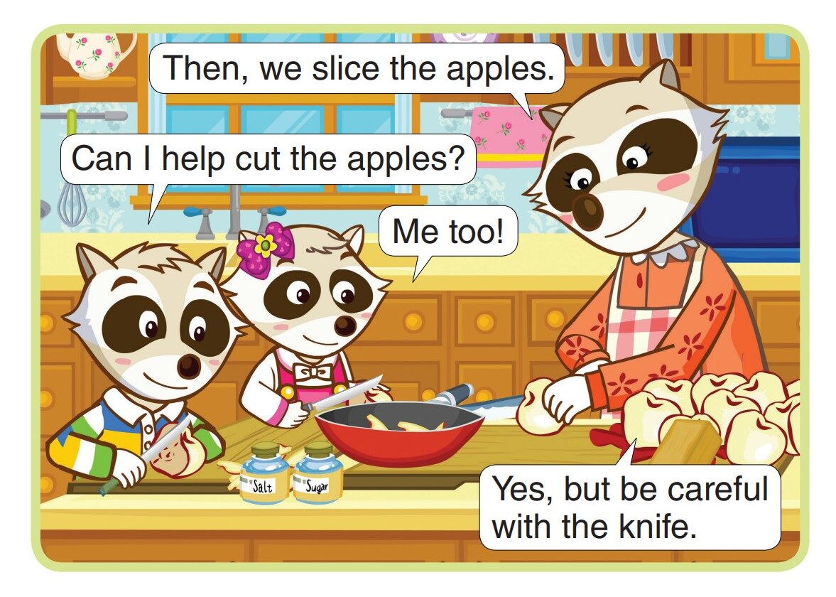 Making Applesauce绘本故事第4页