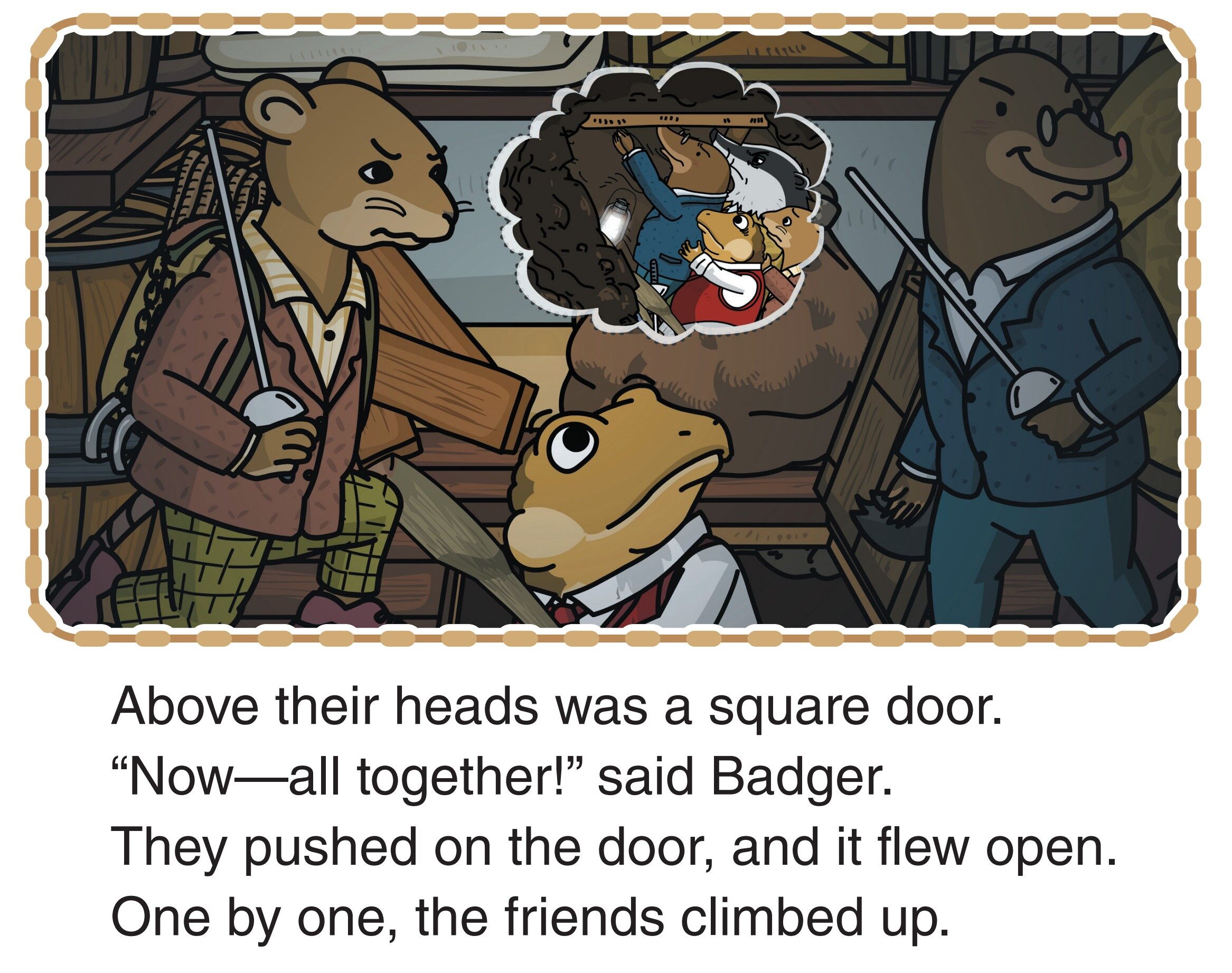 The Weasels’ Party绘本故事第5页