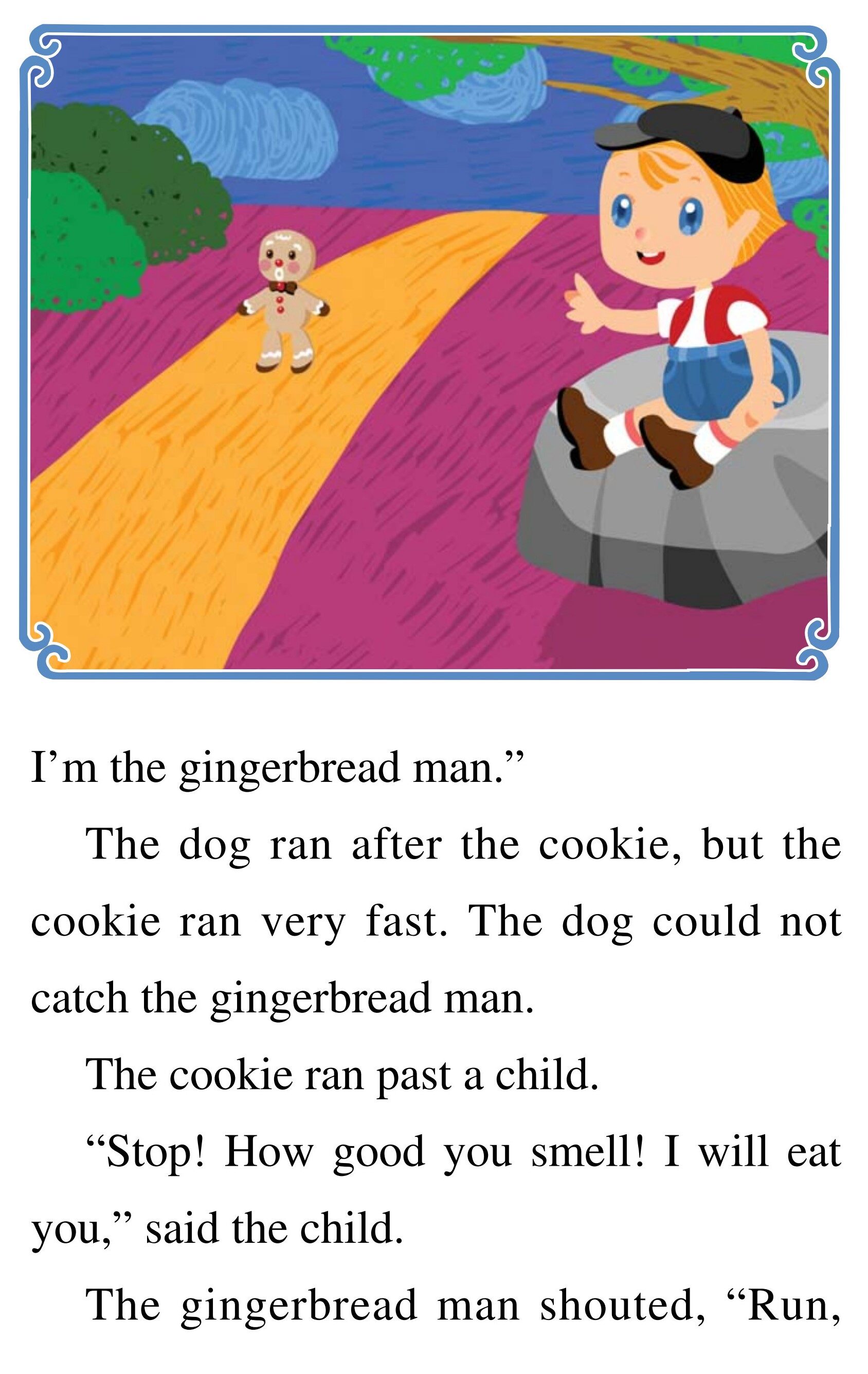 The Gingerbread Man绘本故事第5页