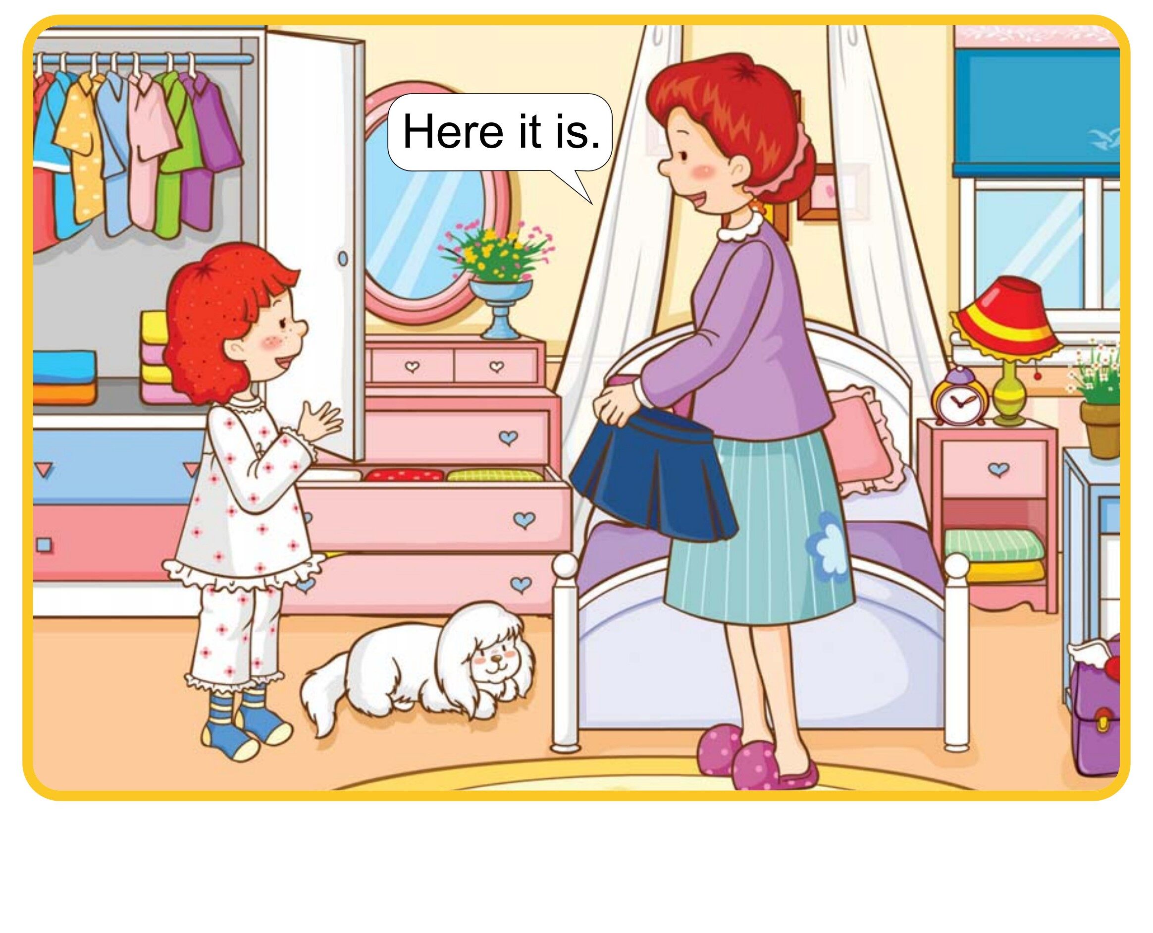 Where Is My T-Shirt?绘本故事第4页