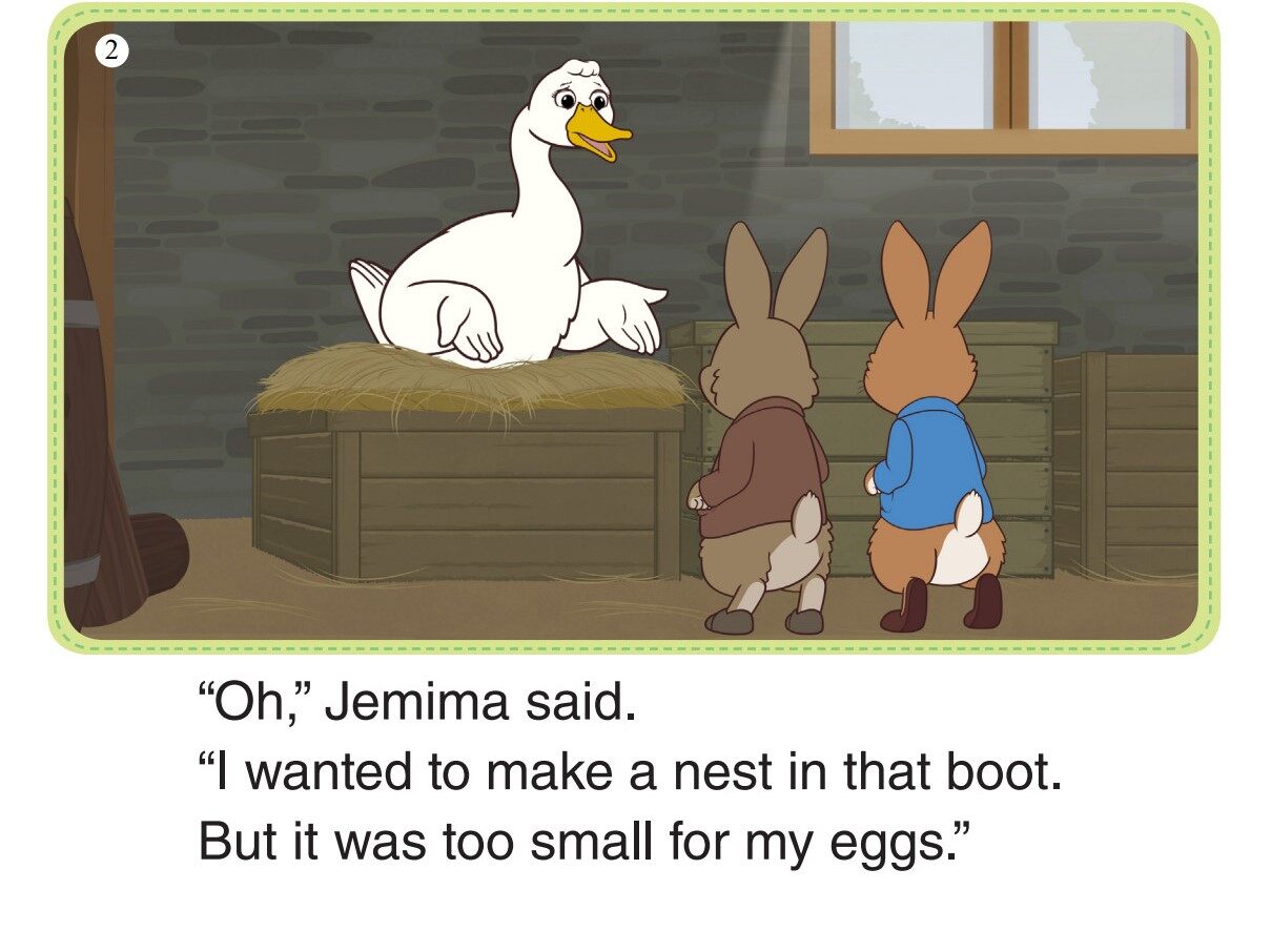 Peter and Benjamin Find a Boot 3-Stuck!绘本故事第4页