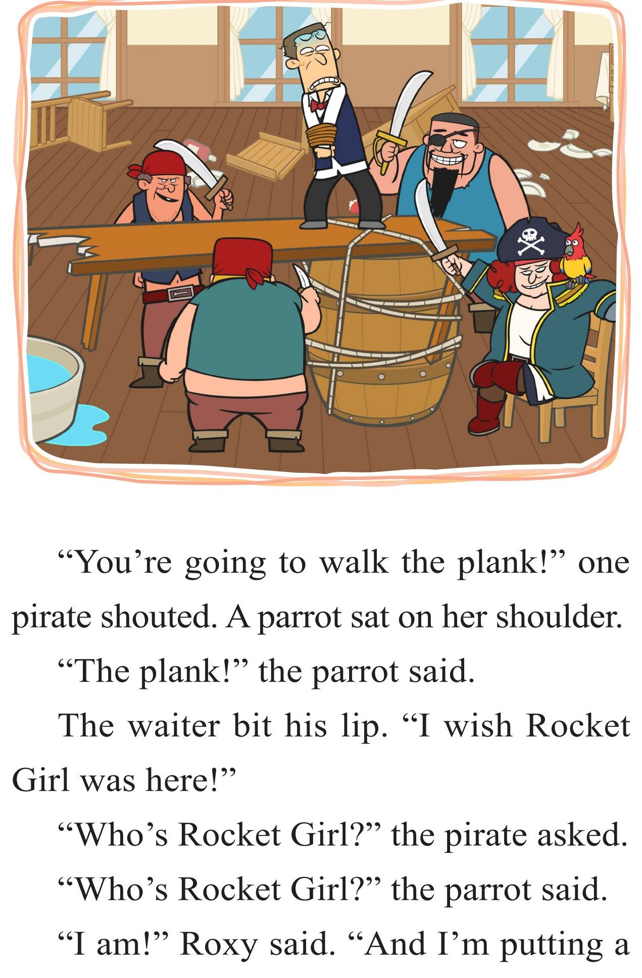 Trouble at The Wharf绘本故事第5页