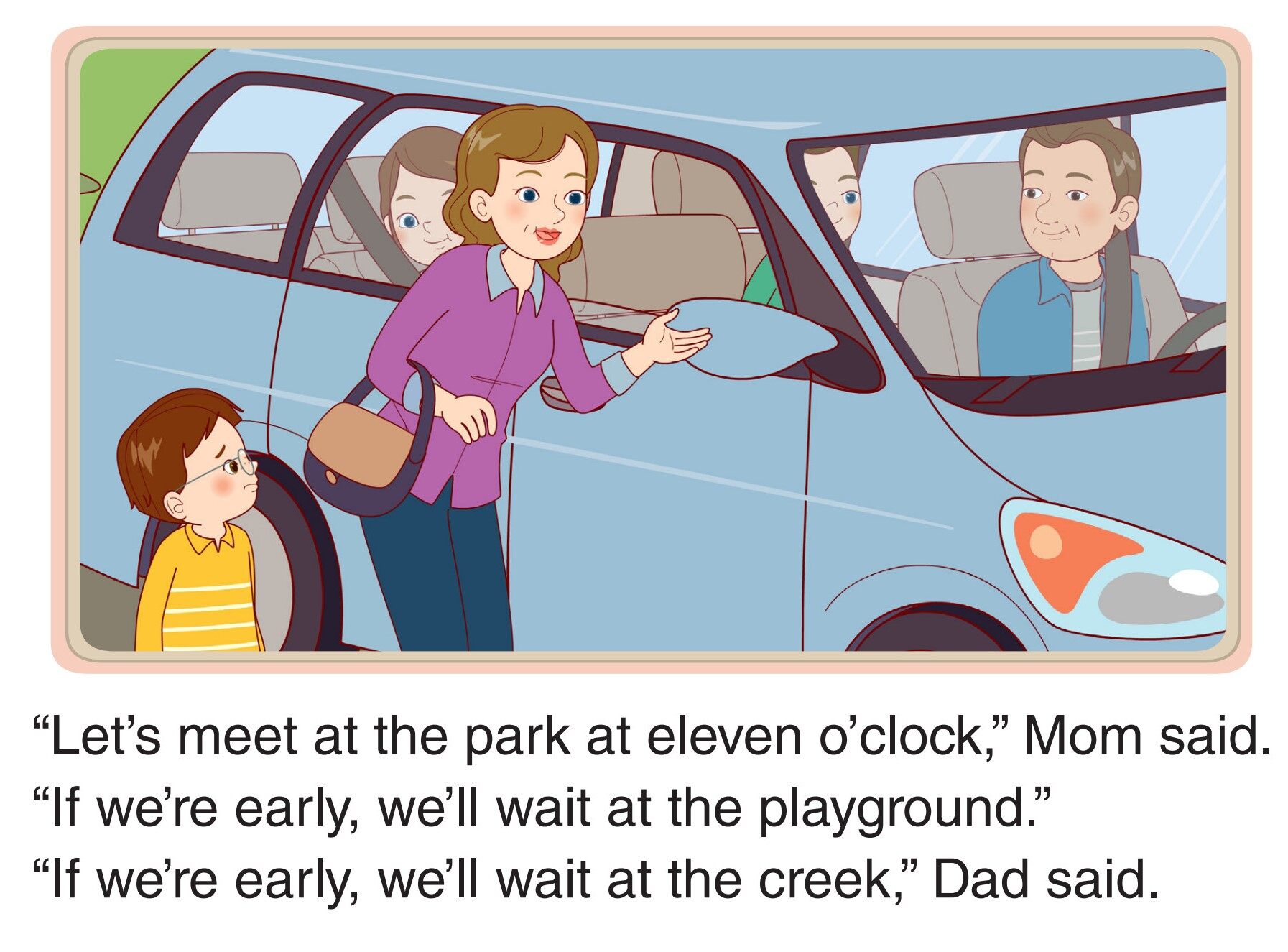 Meeting at the Park绘本故事第3页