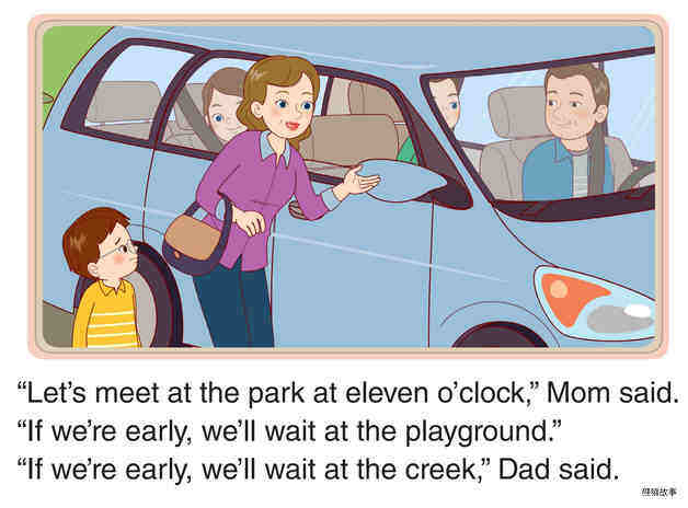 Meeting at the Park绘本故事第3页