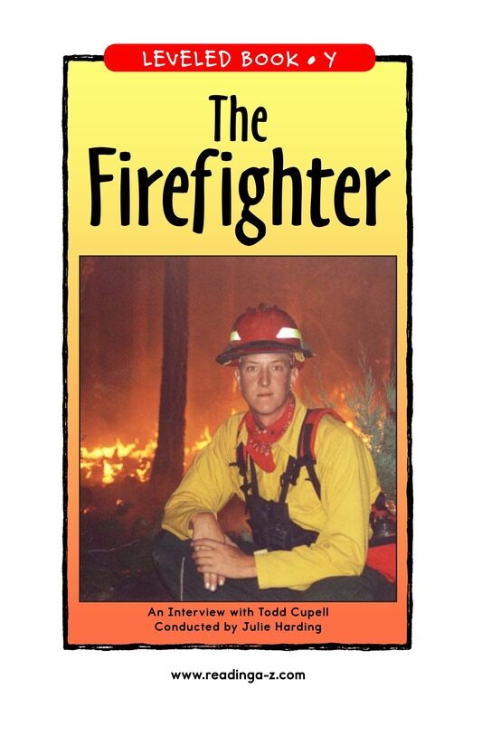 The Firefighter绘本故事第2页