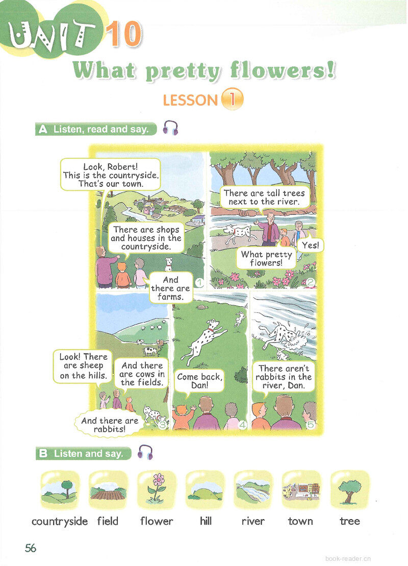 10 What pretty flowers!绘本故事第2页