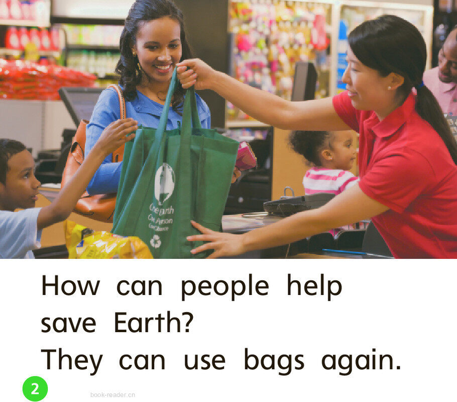 GK On U010W3 Let's Save Earth绘本故事第3页