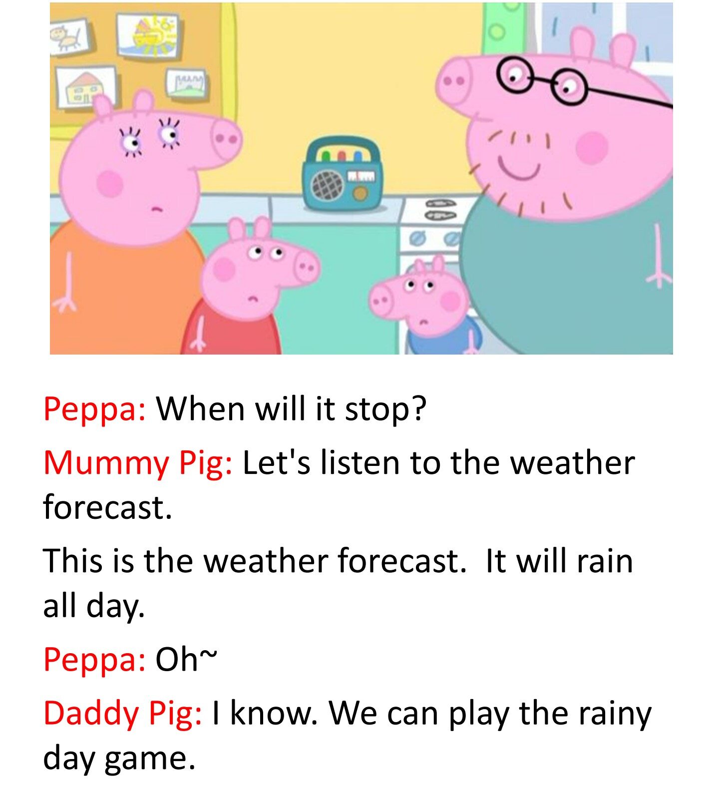 The Rainy Day绘本故事第4页