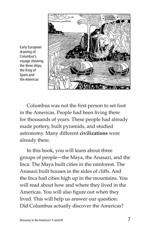 Discovery in the Americas绘本故事第5页