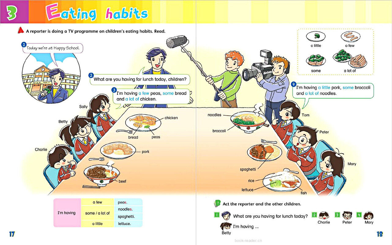 3 Eating habits绘本故事第3页