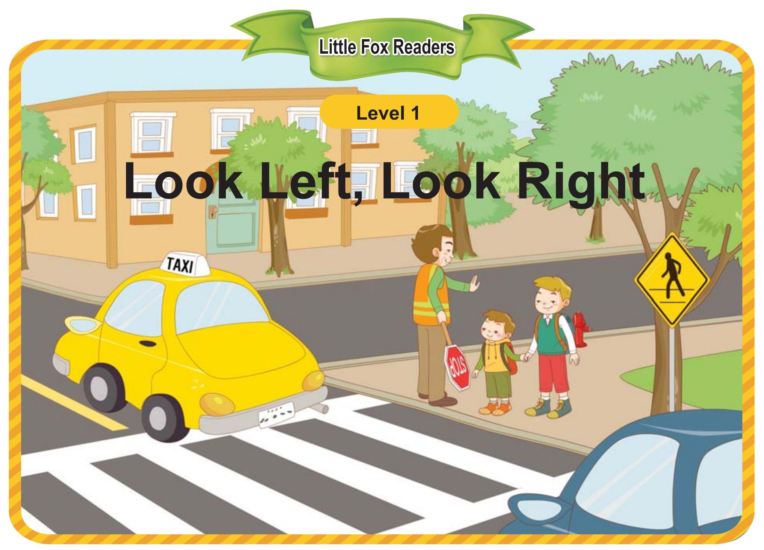 Look left. Look right绘本故事第2页