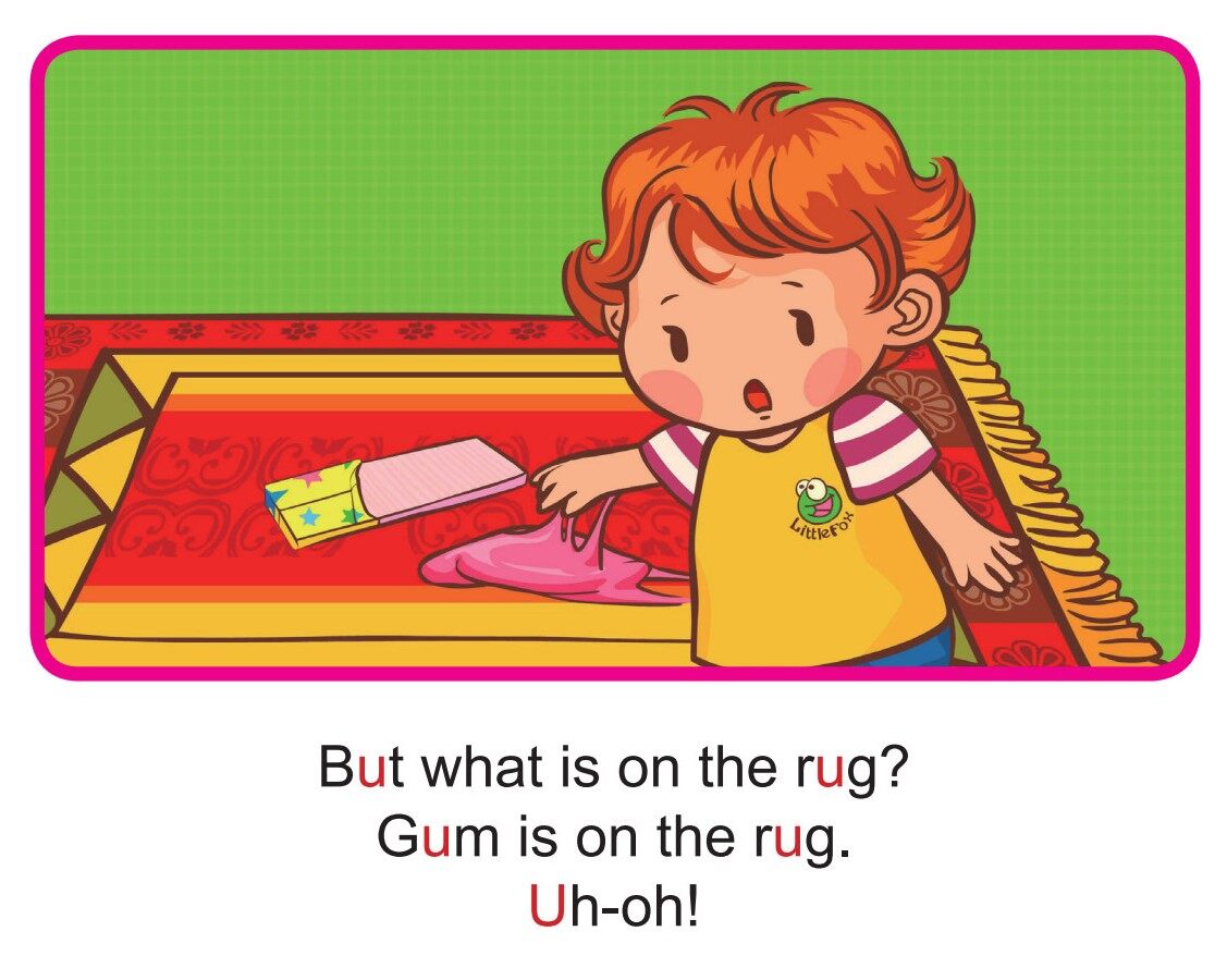 'U' words -  In the Hut绘本故事第5页