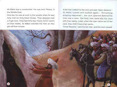 Ali Baba and the Forty Thieves绘本故事第3页