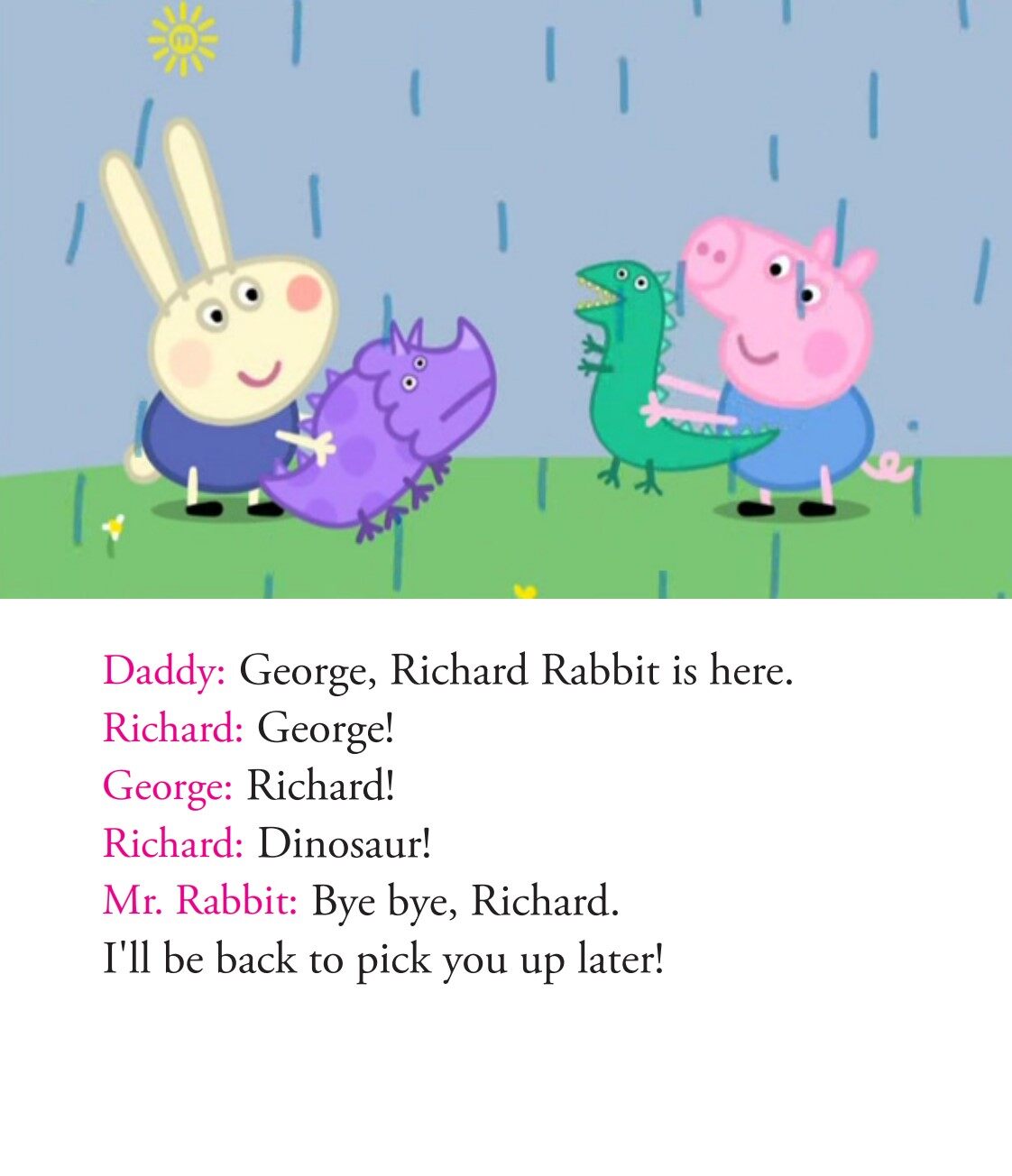 Richard Rabbit Comes to Play绘本故事第4页