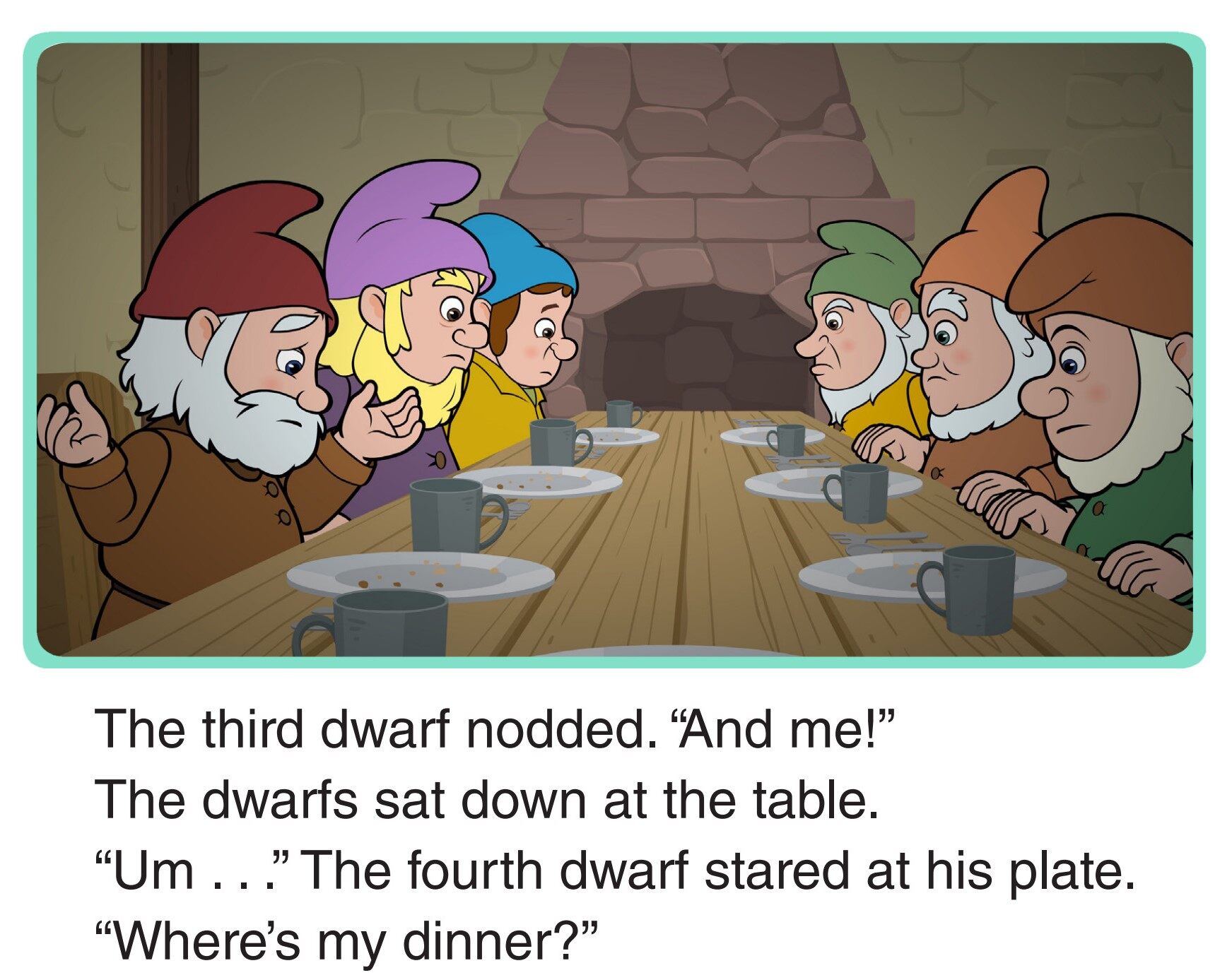 Seven Dwarfs绘本故事第4页